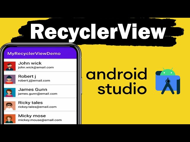 RecyclerView Android Studio Tutorial | 2024
