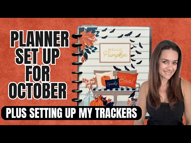 Planner Set Up for October | Plus Setting Up My Trackers