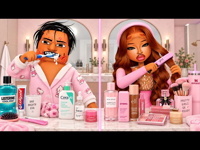 UGLY To BADDIE SCHOOL MORNING ROUTINE🏫 in LifeTogether 🏠  | Roblox
