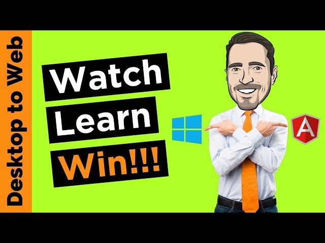 Learn Angular: A WPF Developers Guide to Learning Angular 9