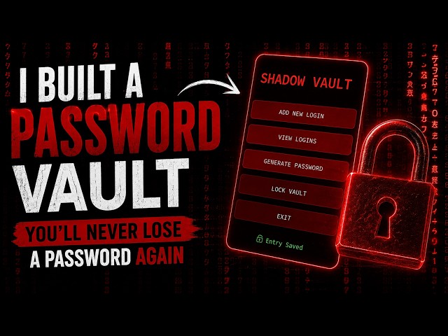 I Created My Own Password Manager in Python