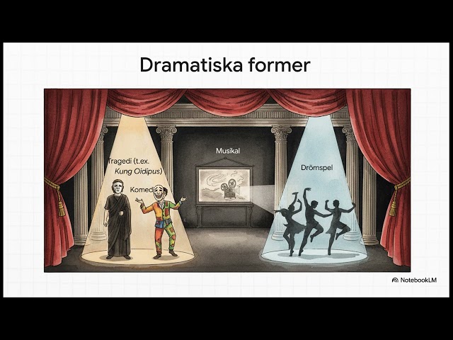 Vad är litterära genrer? För gymnasiet.