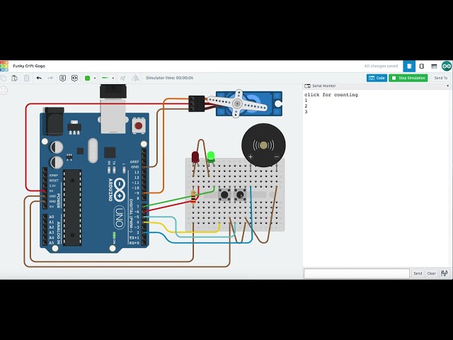 two button open servo