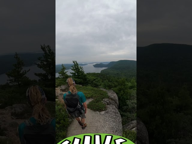 Acadia Peak hike in Acadia National Park, Maine (Hike 360° VR Video)