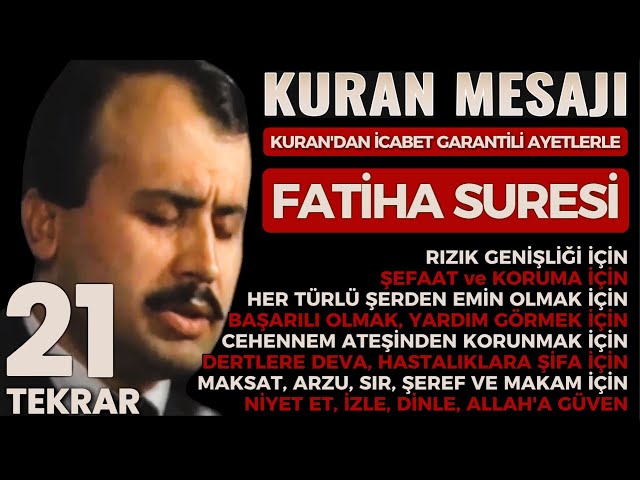 🤲🏻❤️FATİHA SURESİ❤️İsmail BİÇER❤️KURANDAN %100 İcabet Garantili AYETLERLE❤️21 tekrar❤️🤲🏻 #fatiha