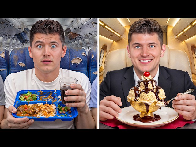 $1 vs $100,000 Plane Food