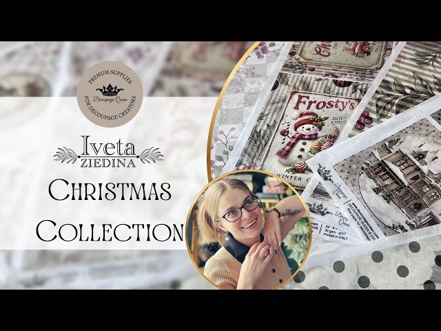 Christmas 2026 - Rice paper collection by Iveta Ziedina