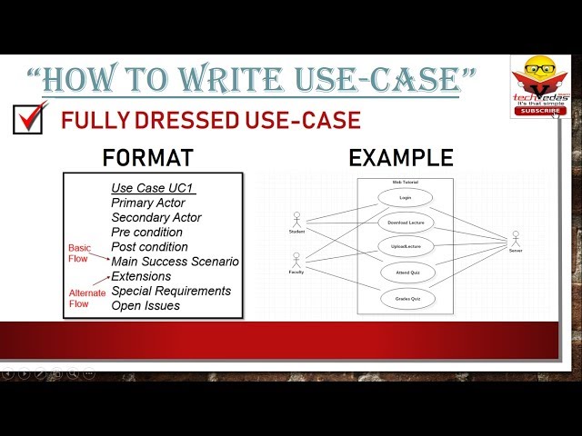 How to write Use Case