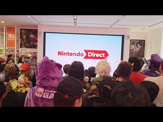 Nintendo Direct 9.9.2026 Live Reactions at Nintendo NY