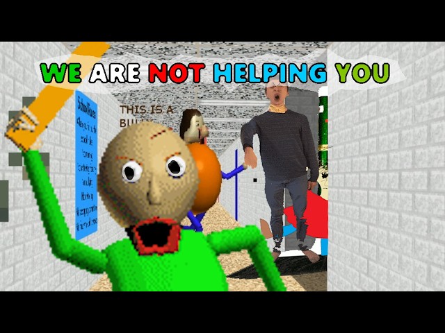 We won't help you anymore, Baldi! | Baldi Helps Himself - Baldi's basics decompiled mod