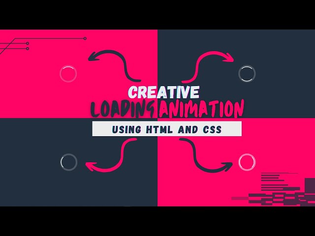 Creative CSS Loading Animations Effects | CSS Animation Tutorial for Beginners