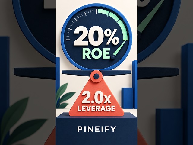Read a 20% ROE Without Ignoring Leverage | Pineify #Shorts #tradingview #aitrading #stock