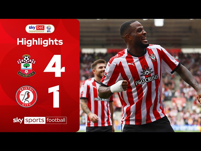 Larin double as Saints score FOUR! | Southampton 4-1 Bristol City | EFL Highlights