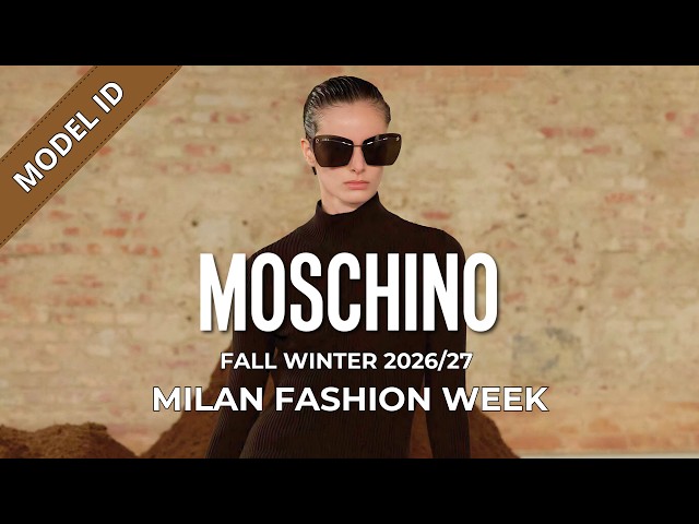 Moschino Fall Winter 2026/27 Fashion Show Model ID | Milan Fashion Week