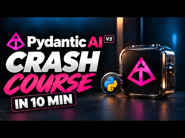 Pydantic AI 2.0 Crash Course: Tools, MCP, Guardrails & More