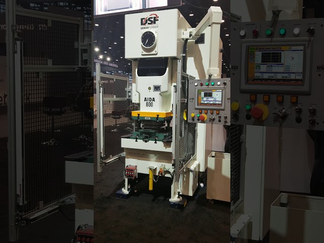 Aida DSF C1 800A 80 ton direct drive gap frame servo press