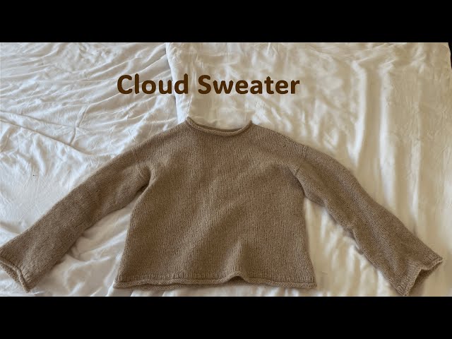 knit the cloud sweater with me 