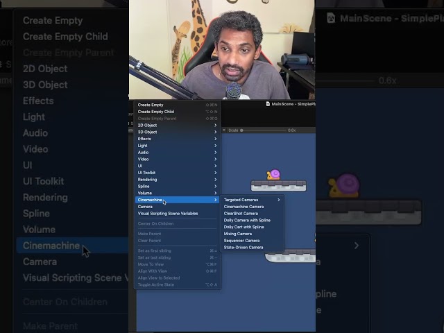 How To Make The Camera Follow The Player In Unity  #gamedev #indiedev