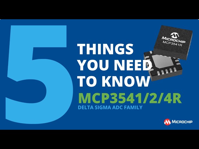 MCP3541/2/4 Econoline Delta-Sigma ADC Family