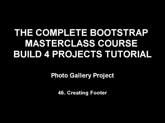 46. Creating Footer.mp4