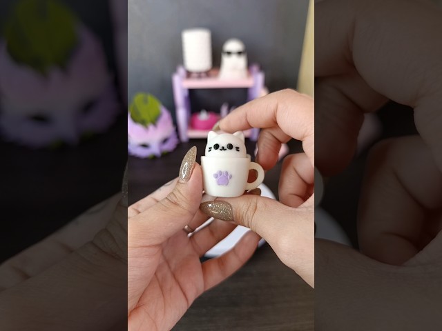This little cat keychain is too satisfying! 🐱 #viral #diy  #shorts