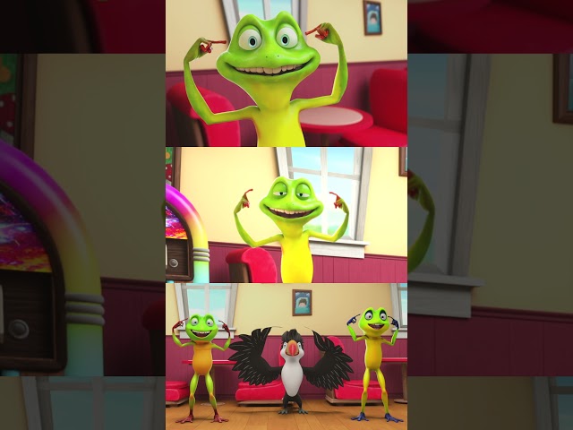 Head, Shoulder, Knees & Toes - Ribbit & Friends #headshoulderskneestoes #nurseryrhymes