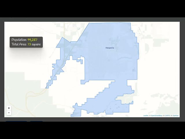 Hesperia, CA Social & Economic Profile