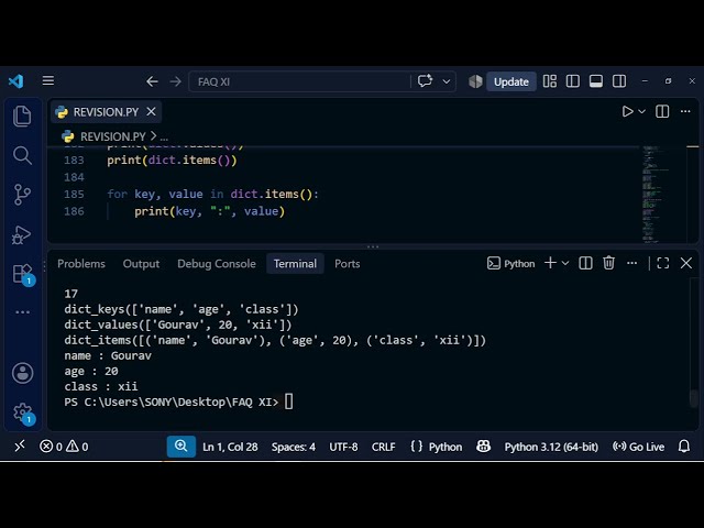 Python Revision Program | Most Important Programs | Class XI CS 083 | CBSE 2026-27
