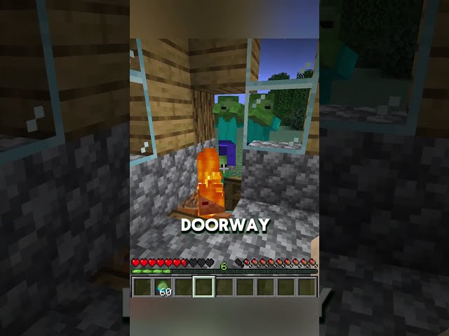 Don't let mobs ruin your base again 😤 #minecraft #shorts