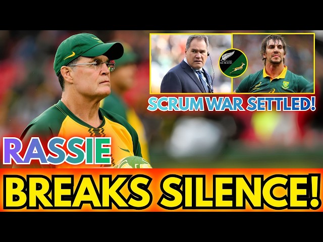 Rassie Erasmus Breaks Silence on All Blacks Scrum Battle After Springboks’ 29-24 Victory#springboks