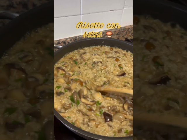 Mushroom Risotto #susanasrecipes #food #cookingwithflavor #mediterraneancooking