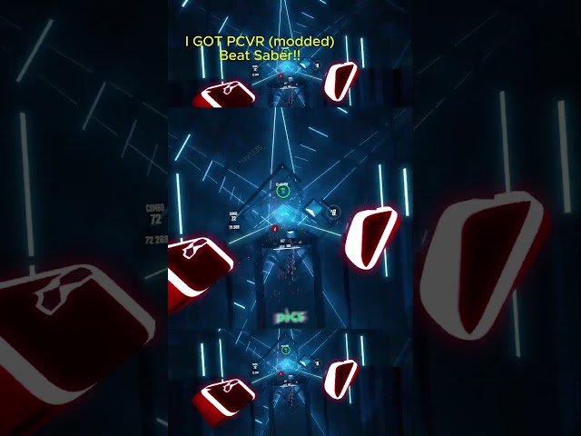 Playing Beat Saber Modded, expert mode btw #beatsaber #beatsaberexpert #fyp #foryou #virul #viral