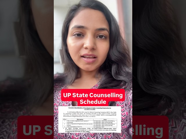 🔥 UP NEET Counselling 2026 Restart | Uttar Pradesh Round 1