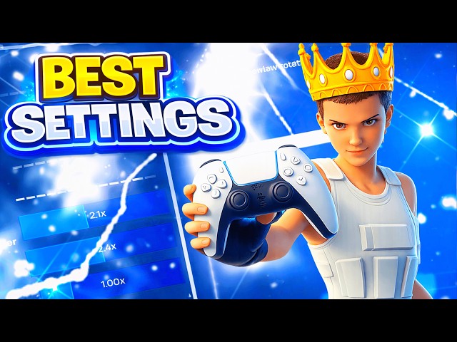 *NEW* BEST Controller SETTINGS + Sensitivity for Exponential & Linear! (Fortnite Tutorial)