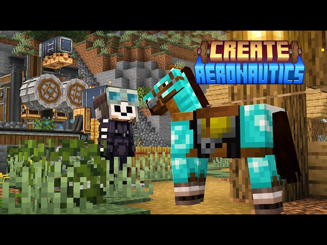 My first CREATE MOD Iron Farm!