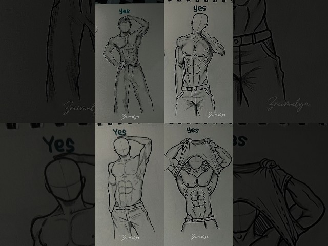 How to draw Male body pose tutorial #drawing #stickman #howtodraw #art #tutorial