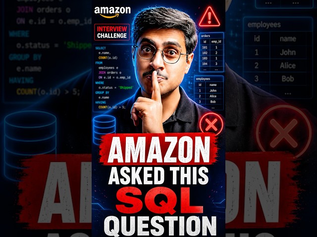 SQL Interview Question Most Developers Get Wrong