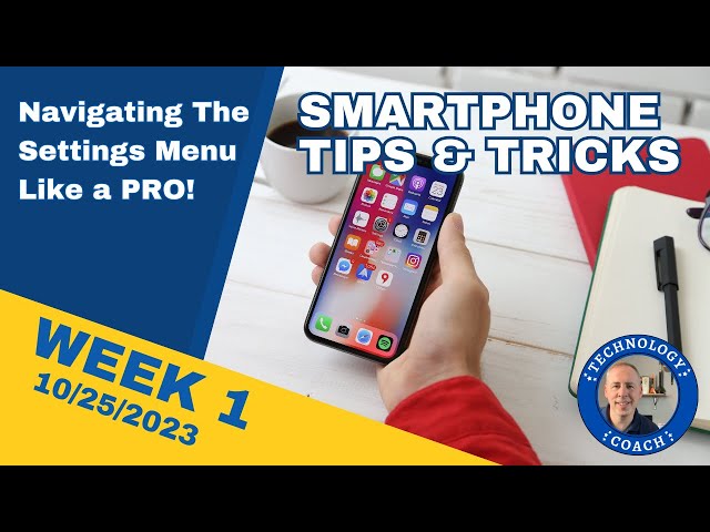 Smartphone Tips & Tricks Week 1: How To NAVIGATE iPhone Settings Menus Like A PRO