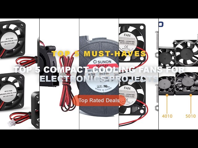 Amazing Top 5 Compact Cooling Fans For Electronics Projects You Need To See - DC Brushless Cooling F