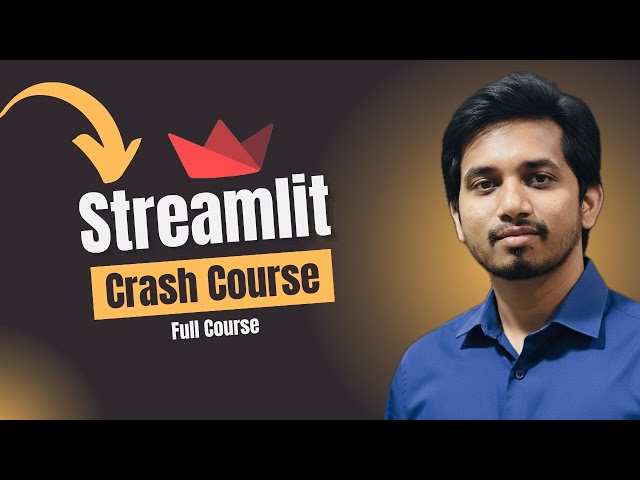 Streamlit full course #streamlit