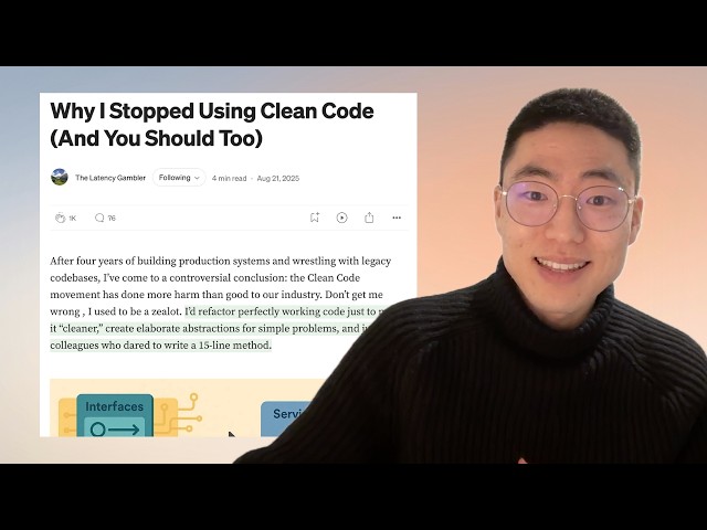 Why I Stopped Using Clean Code (And You Should Too)