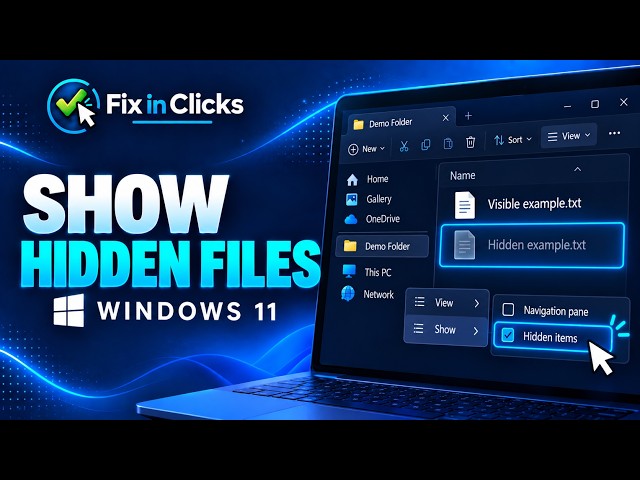 How to Show Hidden Files in Windows 11