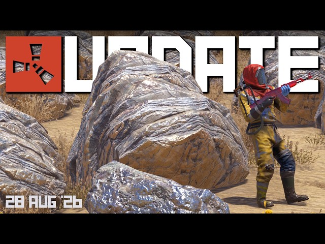 Large groups nerfed? HQM nodes, Glass AK! | Rust Update 28th August 2026