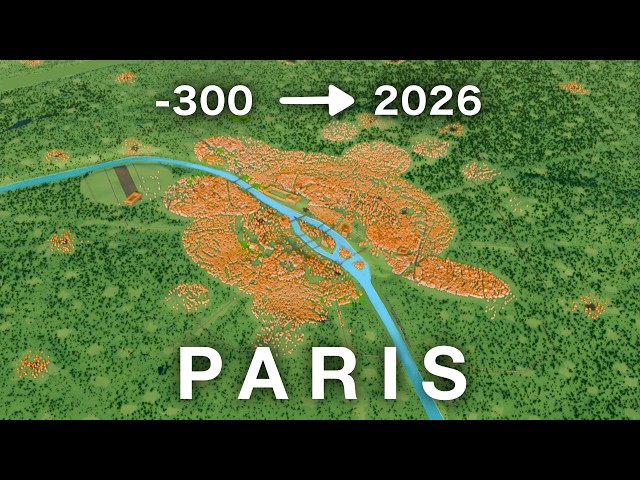 PARIS - 3D Timelapse (Not AI)