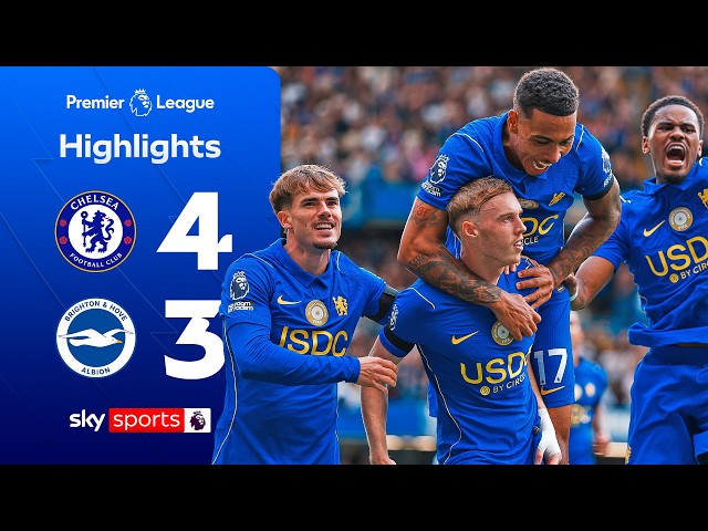 Blues' front three shine again in home win! 💥 Chelsea 4-3 Brighton | Premier League Highlights