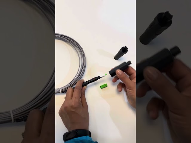 3 in 1 through wall waterproof Fiber Patch Cord