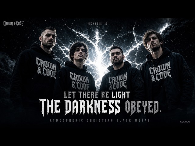 LET THERE BE LIGHT | Genesis 1 | Cinematic Symphonic Metalcore | Crown & Code Records | Suno AI