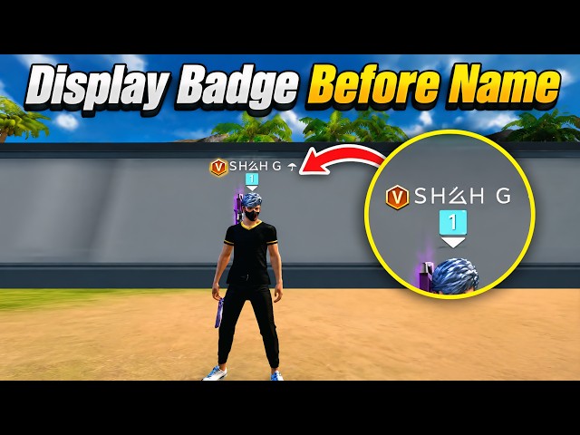 How to Display Badge Before Name | Free Fire Craftland Tutorial | Shah G Creator | Badge Script