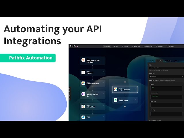 Automating your API Integrations with Pathfix Automation