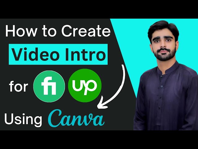 how to create video intro for fiverr upwork using canva | create upwork video introduction